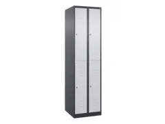 dubbeldekse locker,HxBxD 1850x500x500mm,2x2vak.,vak B 250mm