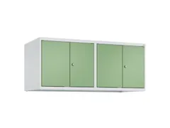 opzetkast,v. locker,4vak.,vak B 300mm,HxBxD 500x1200x500mm,vleugeldeur