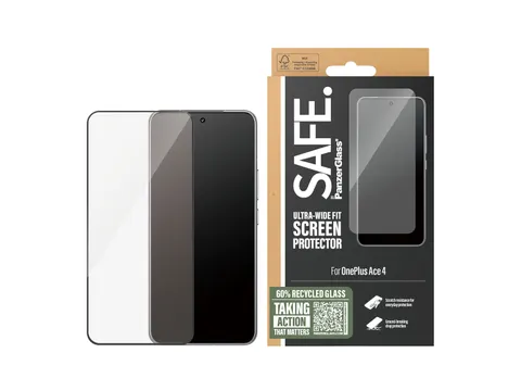 PanzerGlass SAFE. by Screen Protector OnePlus Ace 4 | Ultra-Wide Fi