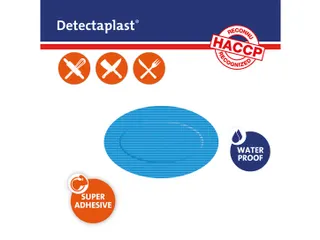 Detectaplast 9300 hydrogelpleister waterafstotend blauw 67x110mm 10 st - 3