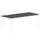 in hoogte verstelbaar bureau 720-840x1800x800mm hout MS-donkergrijs
