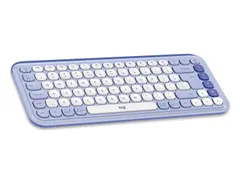 Clavier Bluetooth Logitech POP Icon Keys QWERTY US lilas/blanc