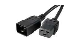 StarTech.com 1 Meter Stroom Verlengkabel, IEC 320 C19 naar IEC 320 C20