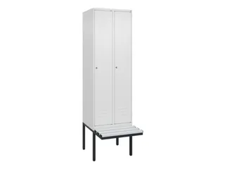 locker voor scheiding van kleding,HxBxD 2120x600x815mm,2vak - 1