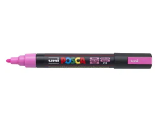 Verfstift Posca PC5M Medium Punt 1,8-2,5mm fluor roze - 1