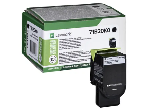 Tonercartridge Lexmark 71B20K0 zwart