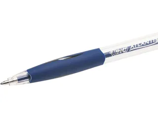 Balpen Bic Atlantis classic grip clic medium blauw - 3