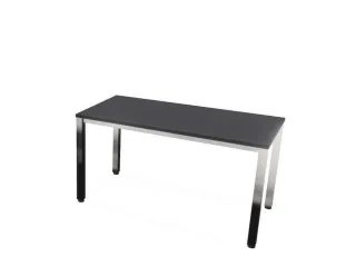 vergadertafel,HxBxD 740x1400x700mm,rechthoekig,CC-zwart - 3