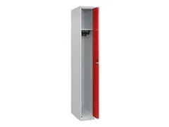 locker,HxBxD 1850x250x500mm,1vak,vak B 250mm,cil.-slot,staand op vloer
