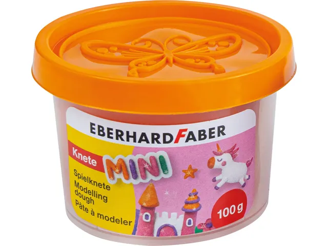 Kinderklei Eberhard Faber Glitter in beker, 100gram per beker