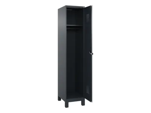 locker,HxBxD 1950x400x500mm,1vak,vak B 400mm,draaigrendel,voeten