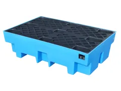 Opvangbak 2X 200L Pe H X B X D 330X 1220X 820Mm Pe-Pallet