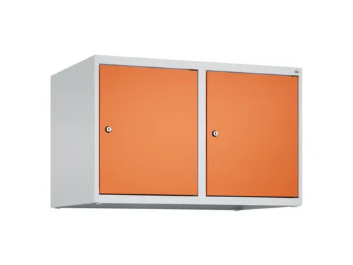 opzetkast,v. locker,2vak.,vak B 400mm,HxBxD 500x800x500mm,vleugeldeur