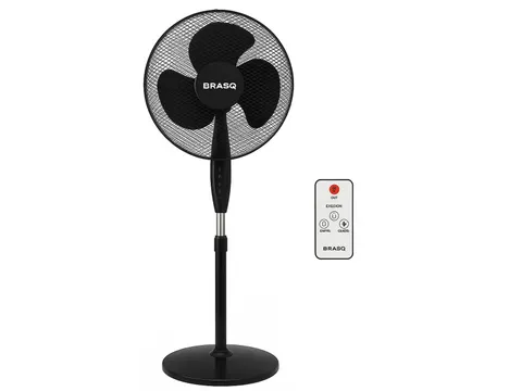 Statiefventilator zwart diameter 40cm incl. afstandsbediening
