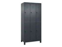 dubbeldekse locker,HxBxD 1950x900x500mm,3x2vak.,vak B 300mm