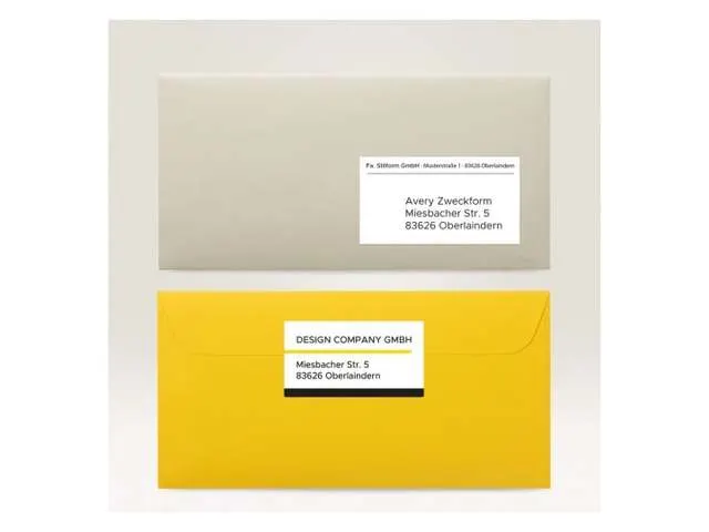 inkjetetiket Avery 63,5x33,9mm wit 25 vel 24 etiketten per vel