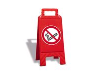 Verbodsbord Verboden Te Roken Vloeropsteller Kunststof Rood