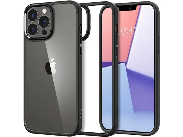 Coque Spigen Ultra Hybrid pour iPhone 13 Pro Max Noir mat