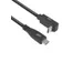 Kabel ACT USB-C standaard naar USB-C hoek boven/beneden 10Gbps 1m