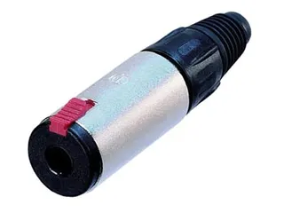 Neutrik - Jack Plug Connector, 3-Polig Vrouwelijk, Verzilverd, Vernikk - 1