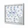 Vitrinekast mededelingenbord Outdoor 15xA4 met gasveer Zilver