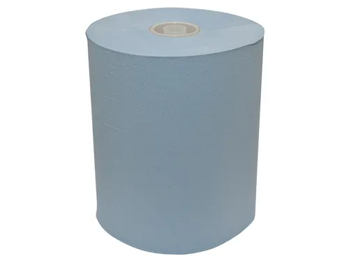 Handdoekrol Euro Mini Matic XL 2-Laags 18cmx165m Blauw 6 rol