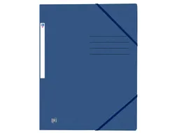 Elastomap Oxford Top File+ A4 donkerblauw