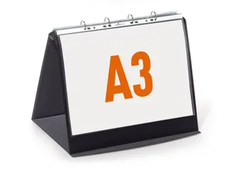 Durable 8569 Tafelflipover Durastar A3 liggend Basaltgrijs - 1