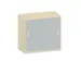 Schuifdeurkast 720x800x430mm Romp Esdoorn Decor Front Lichtgrijs