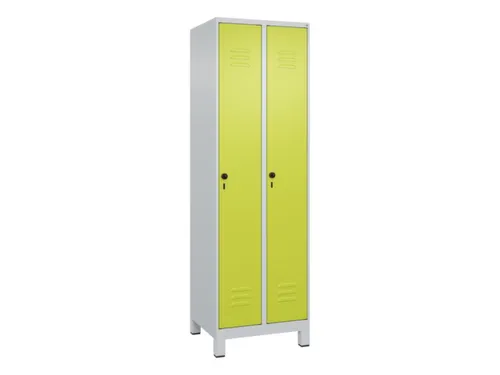 locker voor scheiding van kleding,HxBxD 1950x600x500mm,2vak