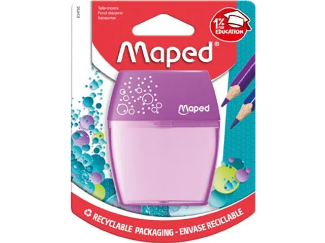 Potloodslijper Shaker 2-gaats, op blister