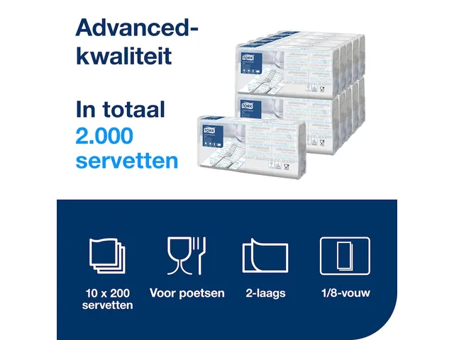 Tork 477304 Lunchservet Text 33x33cm