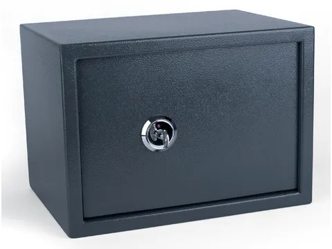 Kluis Pavo 352x250x250mm met stersleutel donkergrijs