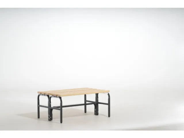 omkleedbank,LxD 1015x700mm,houten lijst,frame poedercoat.,RAL7016