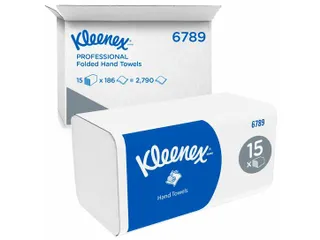 Kleenex 6789 handdoek Ultra I-vouw 2-laags wit - 1