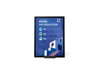 Verlichte Tafeldisplay LED Slide In A4 Zwart - 3