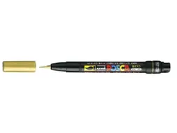 Brushverfstift Posca PCF350 Penseelpunt 1-10mm Goud