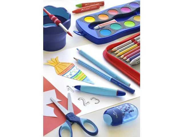 Kleurpotlood Faber Castell Jumbo Grip Etui à 12 Stuks