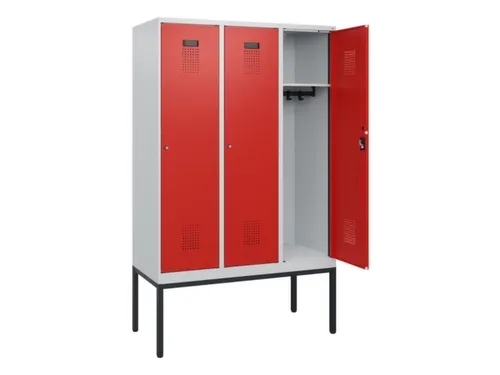 schoollocker,HxBxD 1950x1200x500mm,3vak,vak B 400mm,cil.-slot