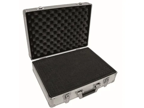 Aluminium Gereedschapskoffer Plukschuim sleutelslot 455x330x152mm