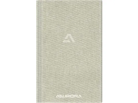 Copybook grijs linnen wit houtvrij papier 80gr 125x195mm 192 pagina's