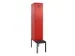locker met bank,voor scheiding van kleding,HxBxD 2120x400x815mm,1vak