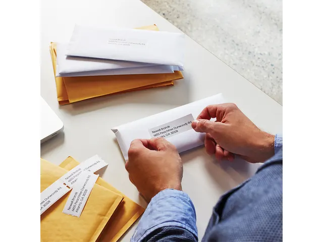 Etiquette adresse Dymo LabelWriter 36x89mm 12 rouleaux à 260 pièces
