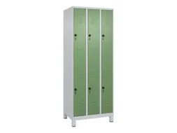 dubbeldekse locker,HxBxD 1950x750x500mm,3x2vak.,vak B 250mm