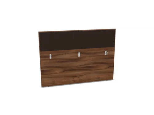 baliepaneel bureau aanbouw achter NP-tiepolo nut BN2036-bruin 1600mm