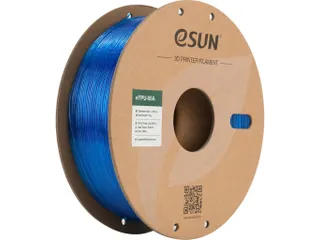 3D Printer Filament eTPU-95A eSun 1,75mm Transparant Blauw 1kg - 1