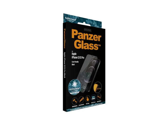 PanzerGlass Screen Protector iPhone 12 | 12 Pro | Edge-to-Edge, App