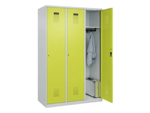 locker,HxBxD 1850x1200x500mm,3vak,vak B 400mm,cil.-slot
