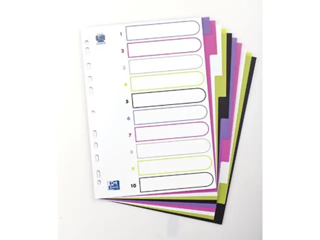 Elba Tabbladen MyColour A4 10-Delig 11-Gaats Assorti Kleuren