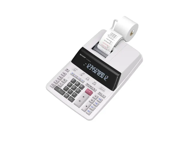 SHARP bureaurekenmachine CS-2635LW Wit